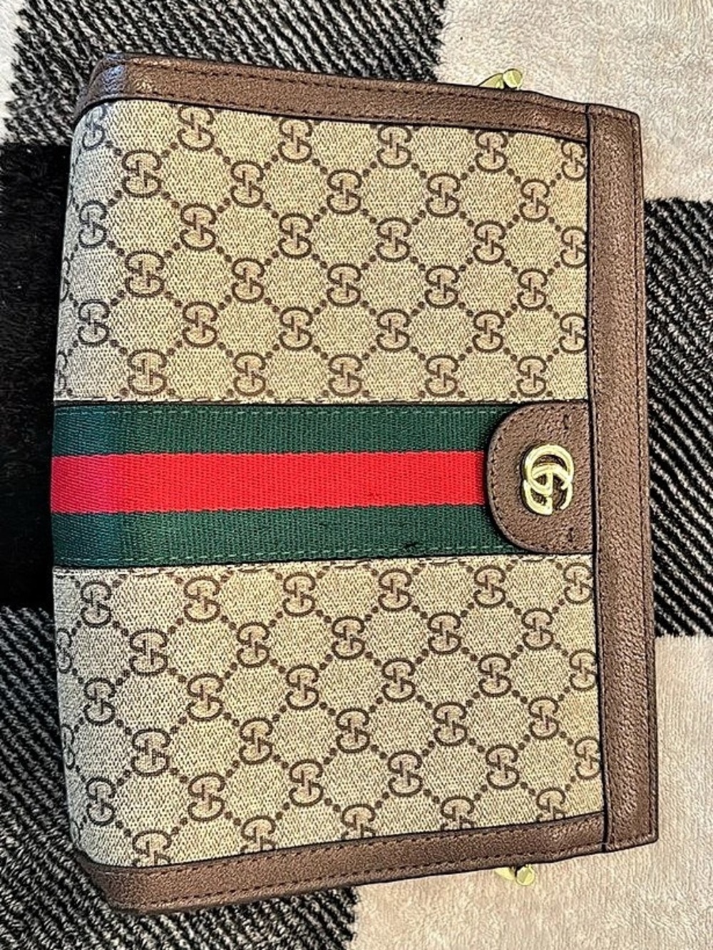 Gucci Ophidia Pouch GG Supreme Canvas Wallet